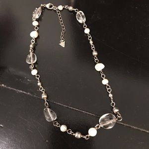 Silpada sterling silver and pearl necklace